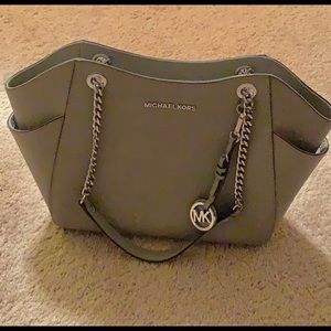 Michael Kors Gray Handbag. Pre-owned